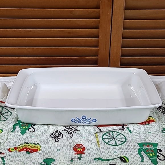 Corningware Kitchen Vtg Corning Ware Blue Cornflower Lasagna
